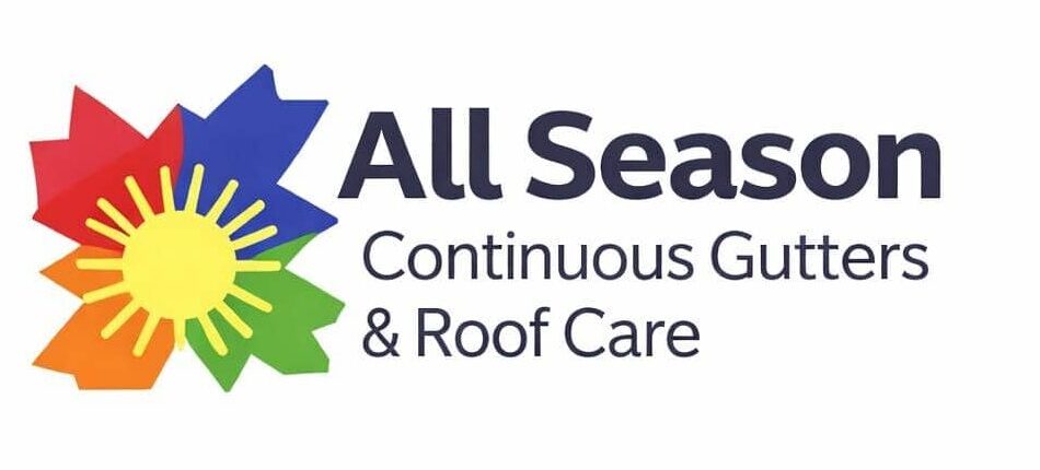 All Season Continuous Gutters & Roof Care logo for gutter cleaning, gutter repair, seamless gutter installation, and gutter guards in Portland, Oregon